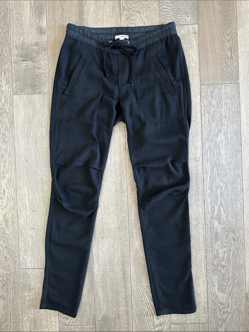 James Perse Black Athletic Jogger Pants